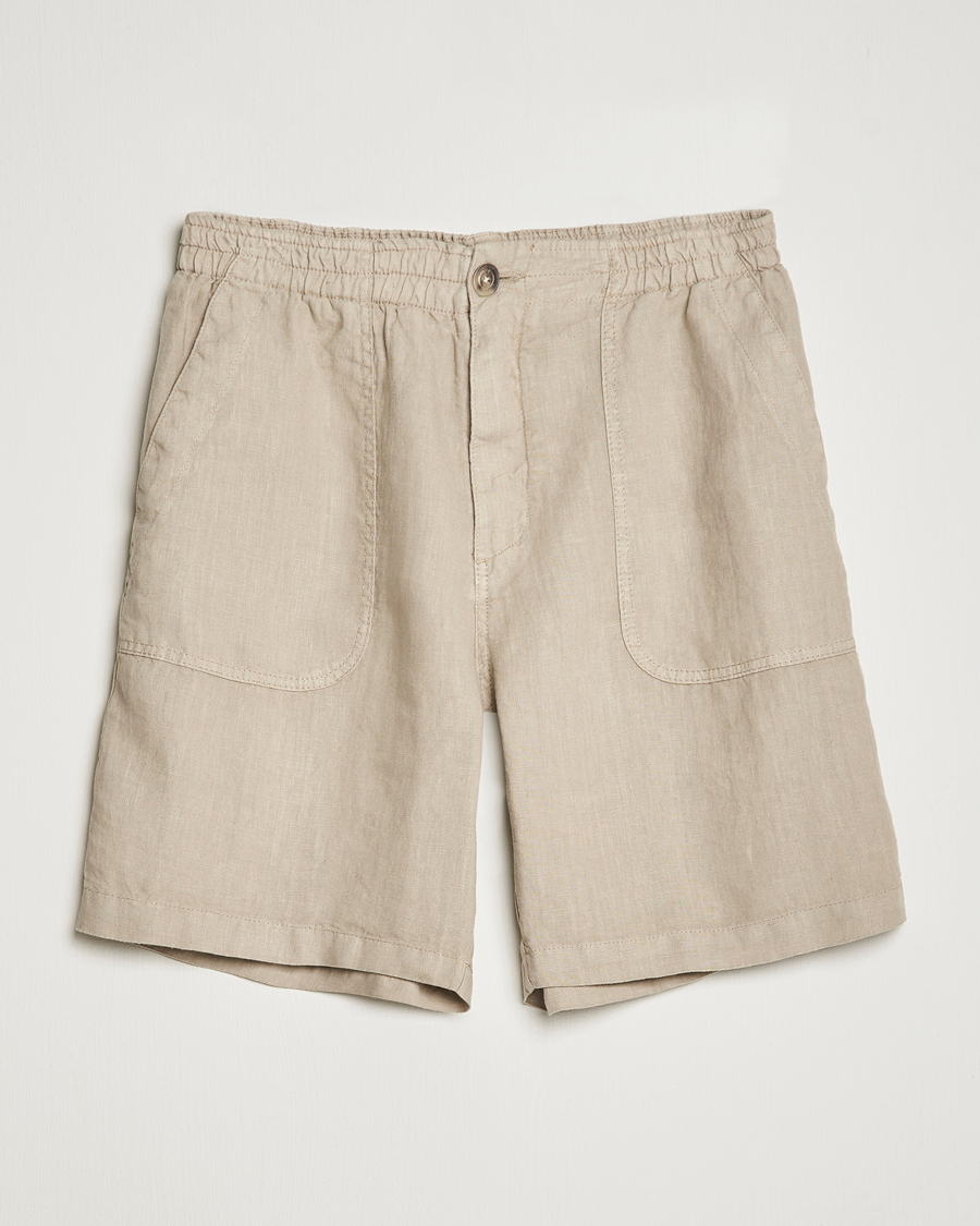 Mies | Shortsit | Altea | Linen Shorts Beige