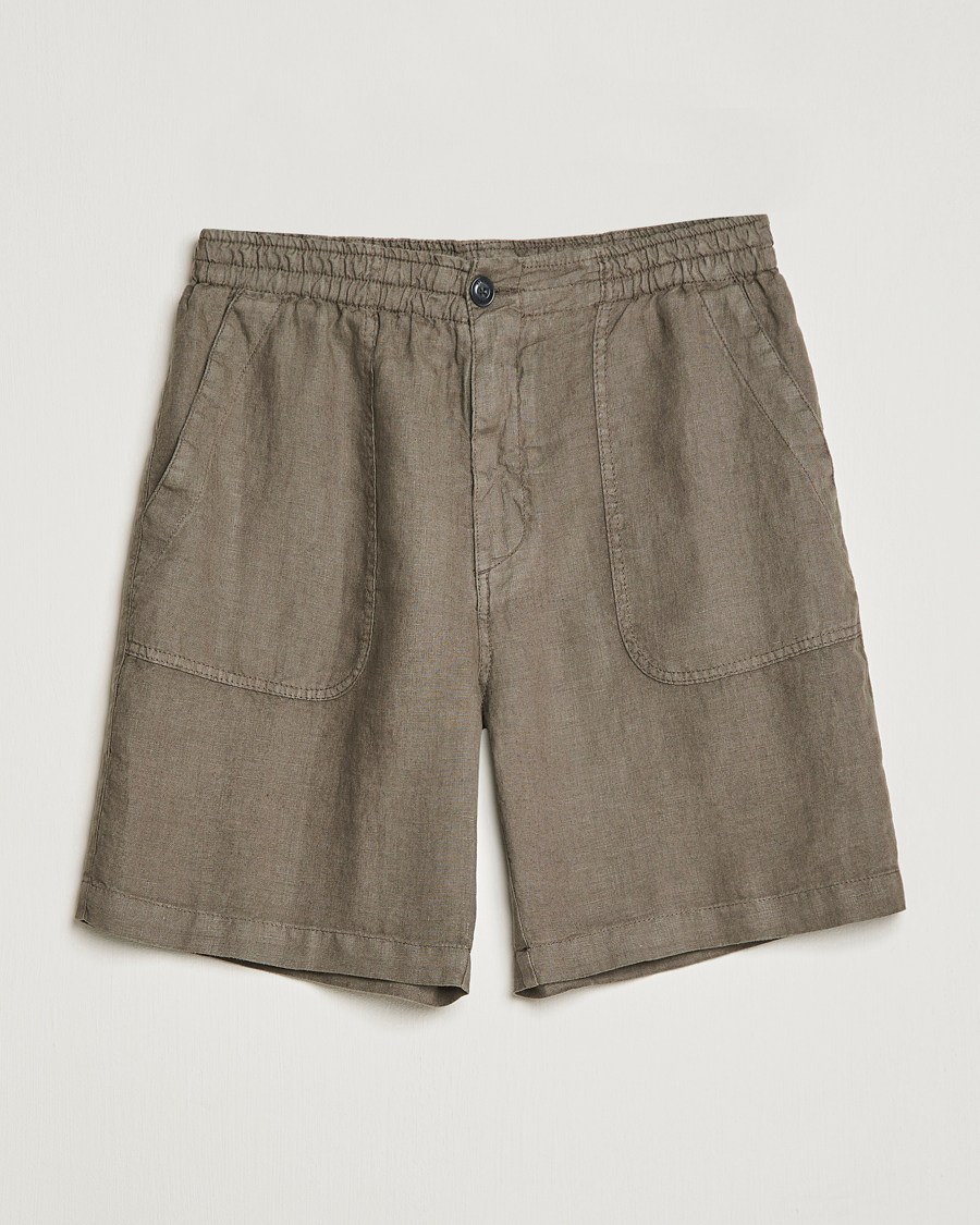 Mies | Shortsit | Altea | Linen Shorts Olive
