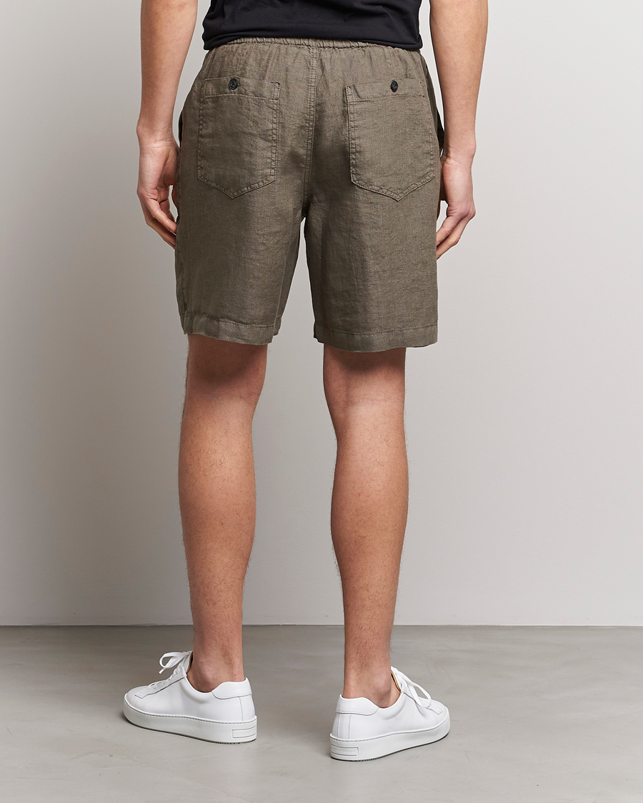 Mies | Shortsit | Altea | Linen Shorts Olive