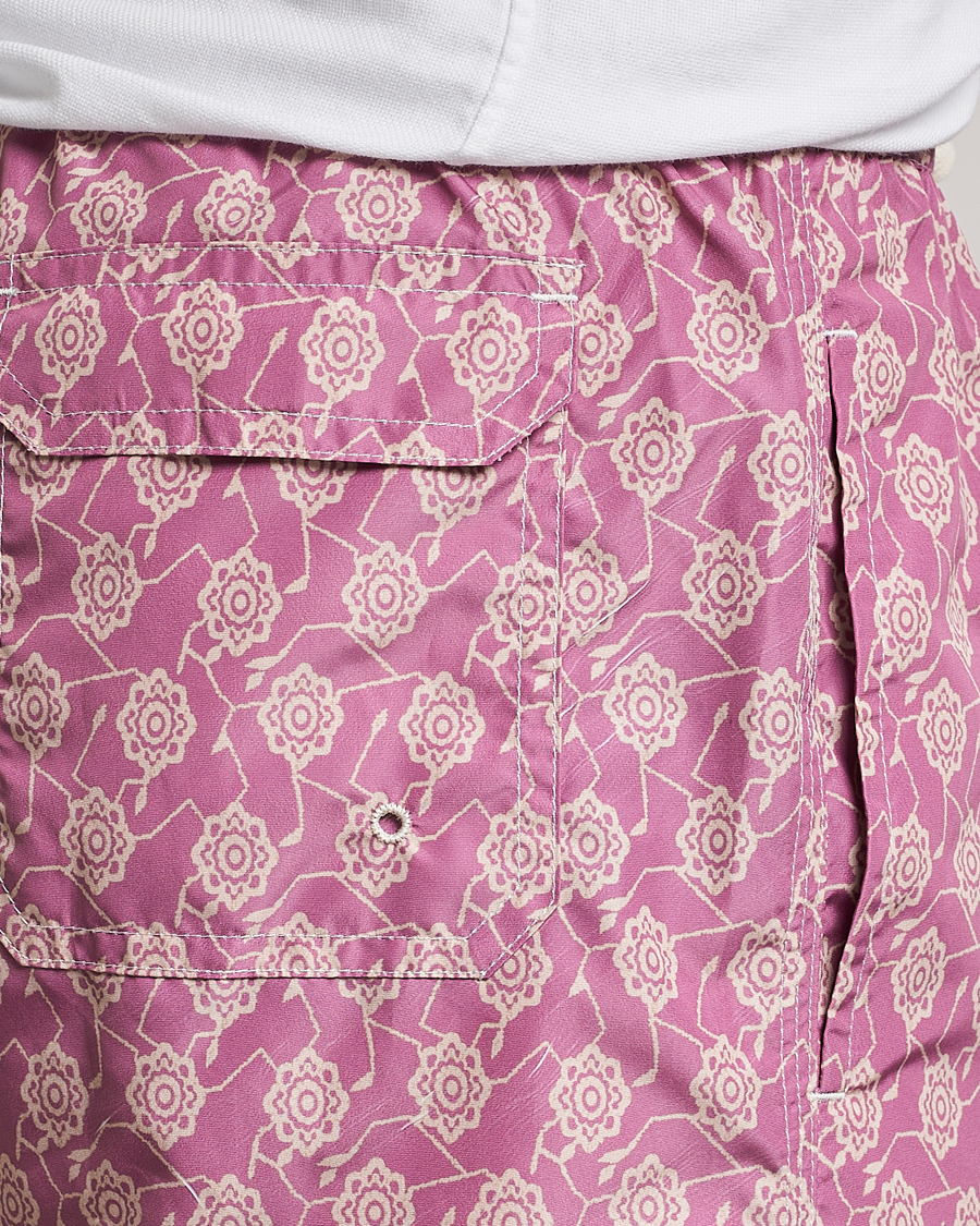 Mies | Uimahousut | Altea | Printed Swim Trunks Pale Burgundy