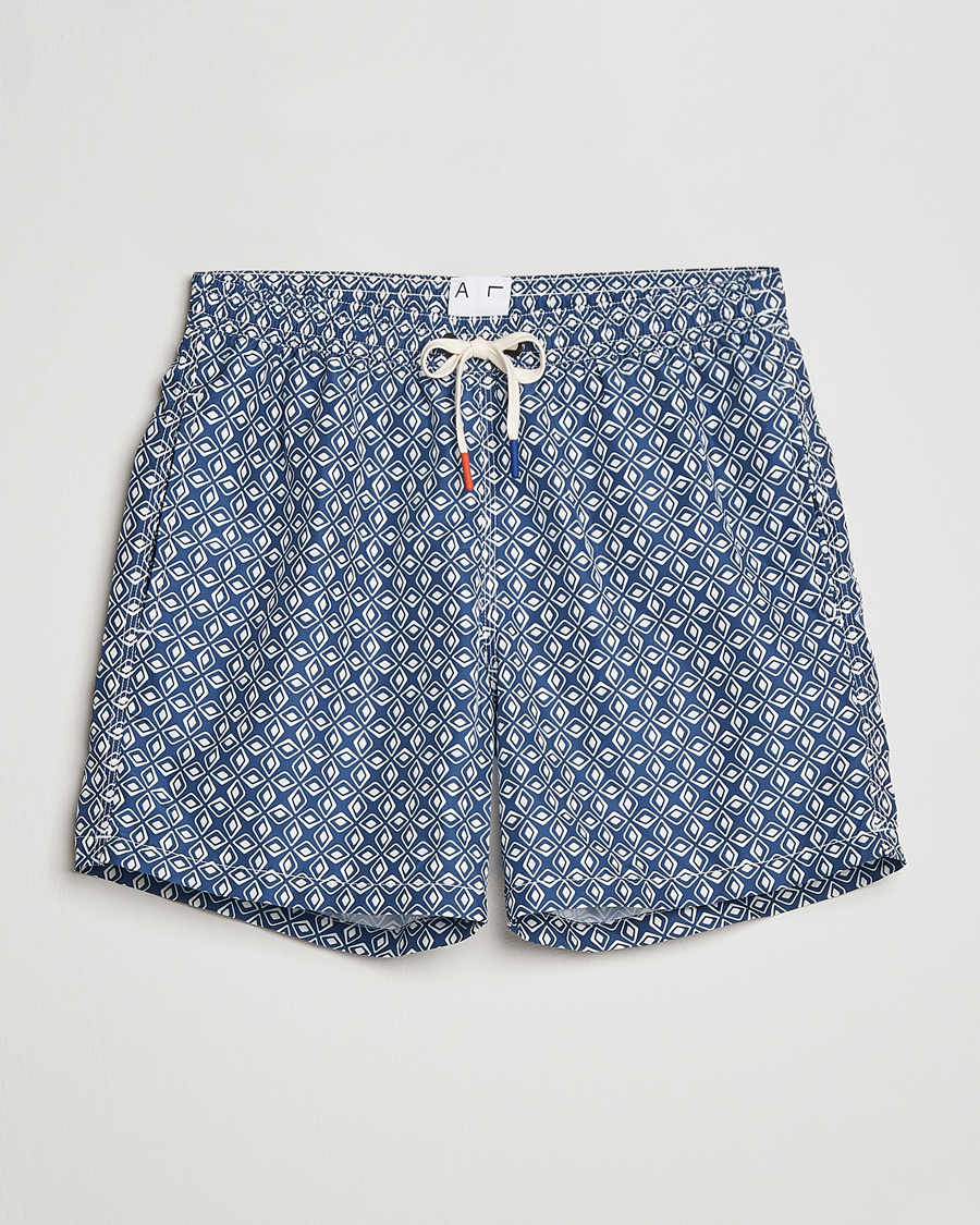 Mies | Uimahousut | Altea | Printed Swim Trunks Navy