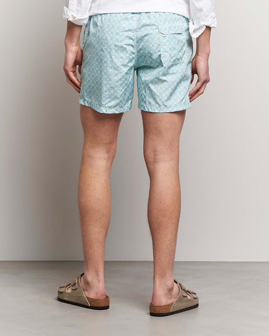 Mies | Uimahousut | Altea | Printed Swim Trunks Light Blue