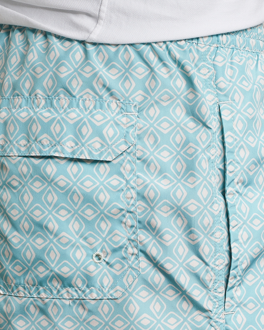 Mies | Uimahousut | Altea | Printed Swim Trunks Light Blue