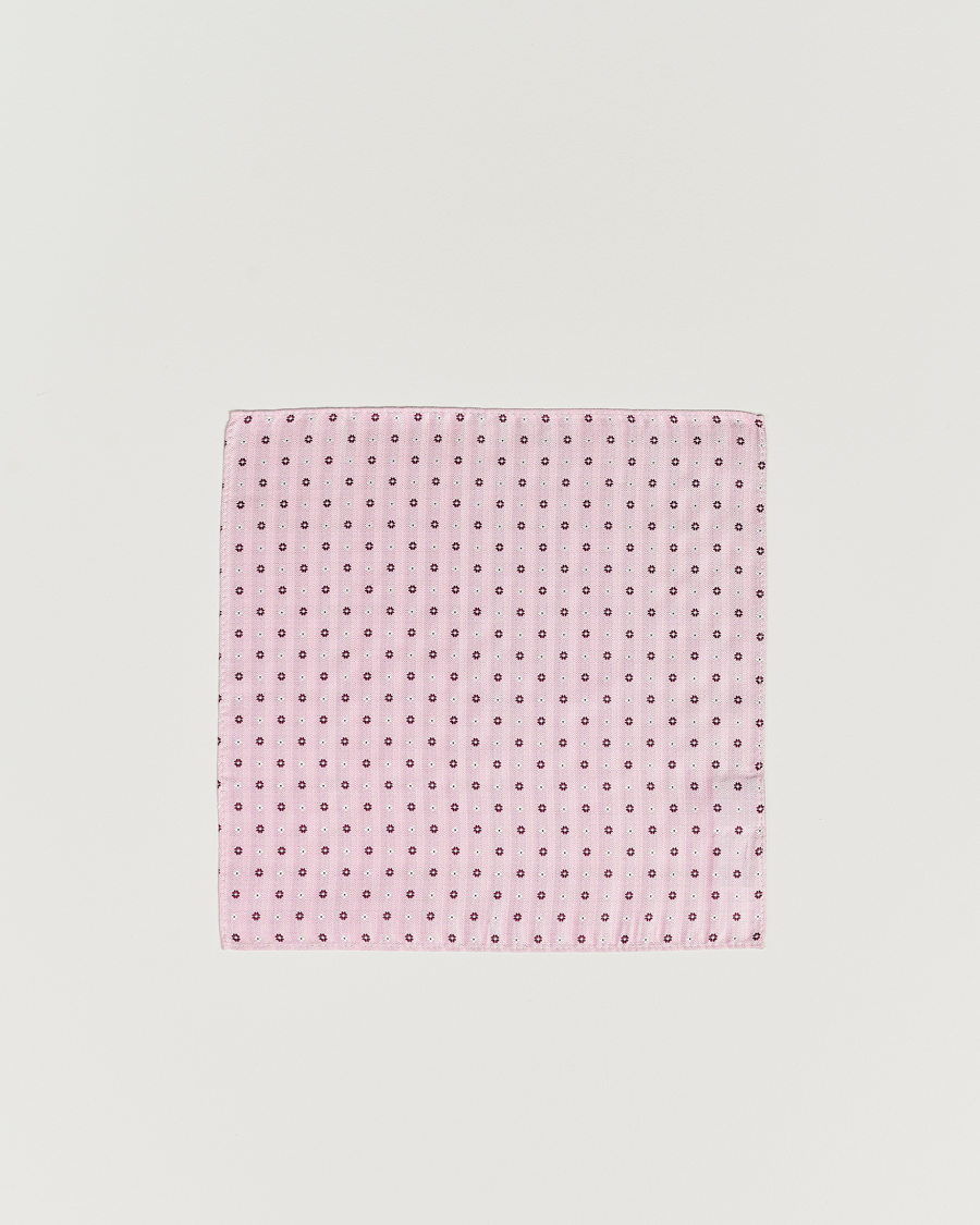 Mies | Solmiot | Amanda Christensen | Box Set Silk 8cm Tie With Pocket Square Pink