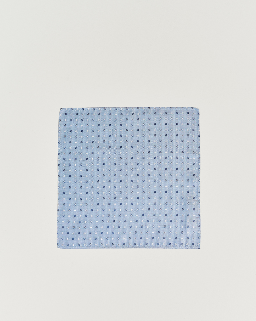 Mies | Amanda Christensen Box Set Silk 8cm Tie With Pocket Square Blue | Amanda Christensen | Box Set Silk 8cm Tie With Pocket Square Blue