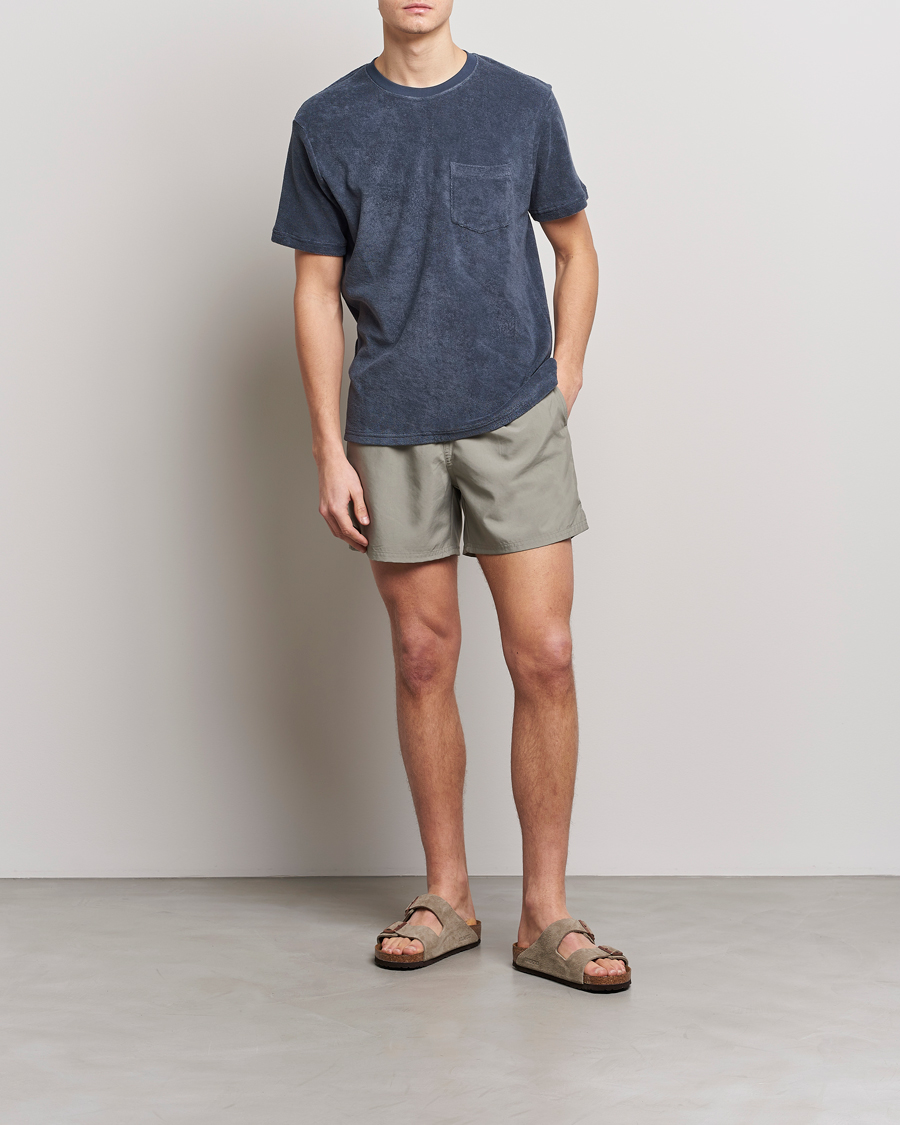 Mies | Uimahousut | Bread & Boxers | Swimshorts Sage Green
