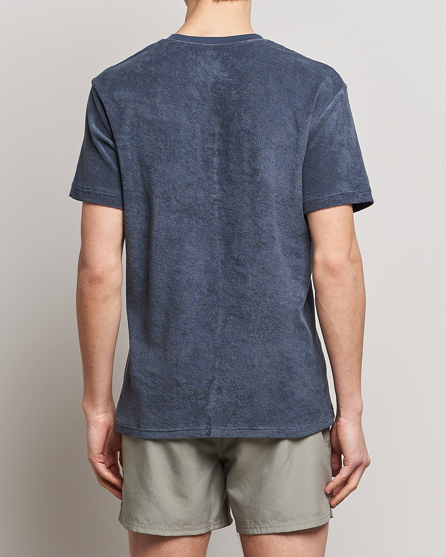 Mies | T-paidat | Bread & Boxers | Terry Crew Neck T-Shirt Smoky Blue