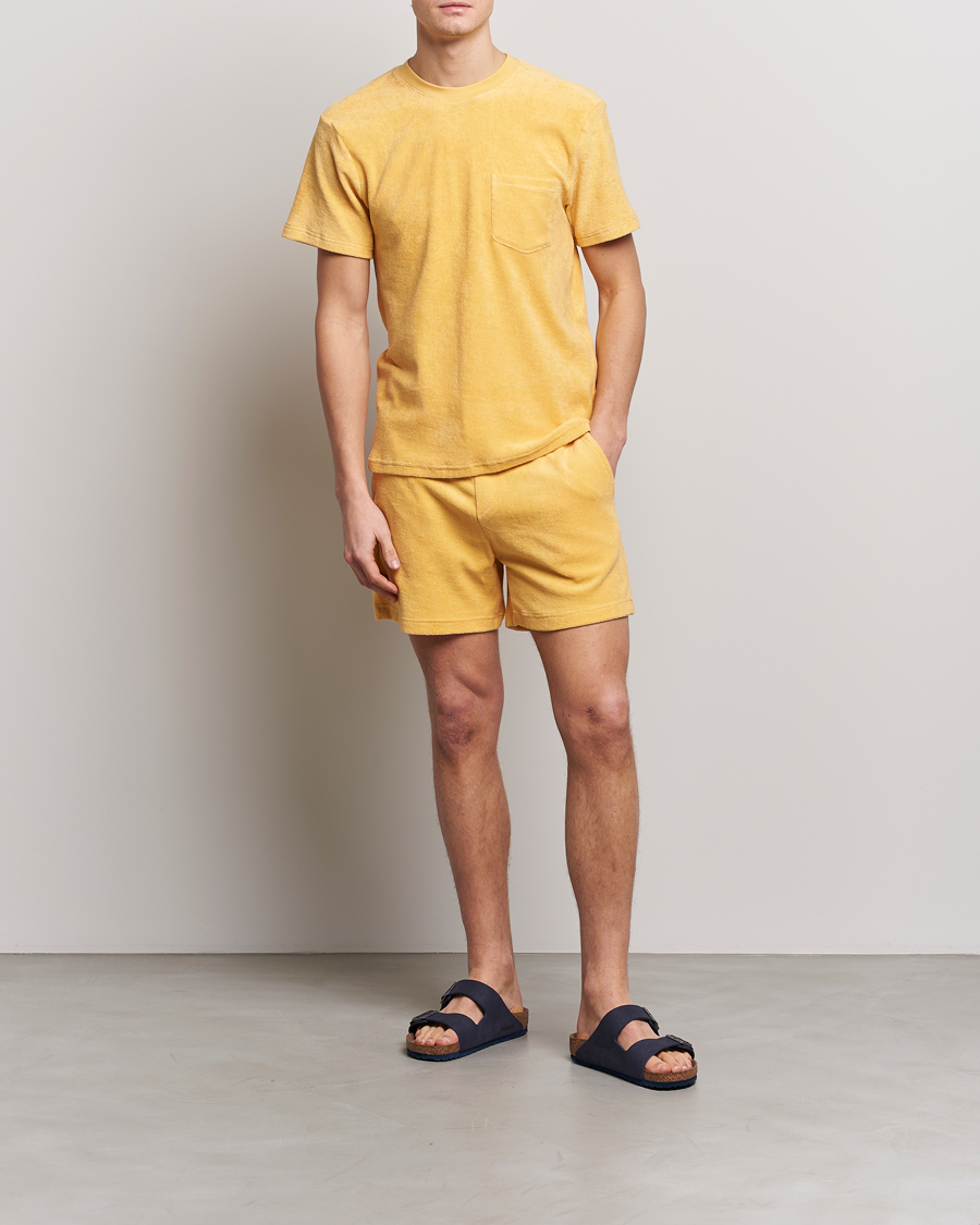 Mies | Shortsit | Bread & Boxers | Terry Drawstring Shorts Sahara Sun