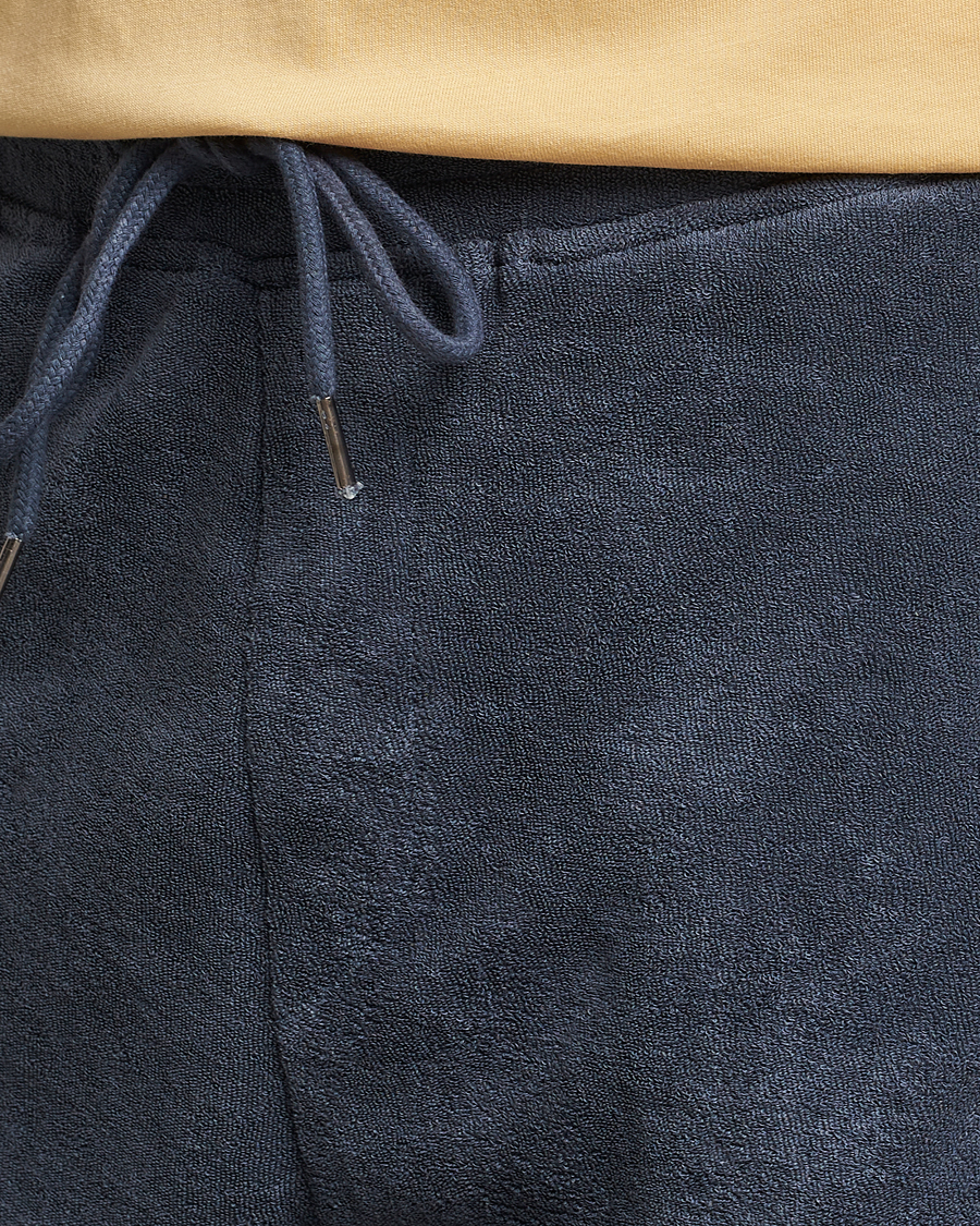 Mies | Shortsit | Bread & Boxers | Terry Drawstring Shorts Smoky Blue