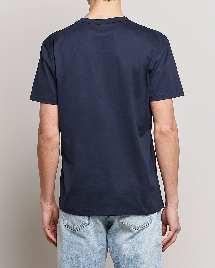 Mies | T-paidat | Bread & Boxers | Pima Cotton Crew Neck T-Shirt Navy Blue