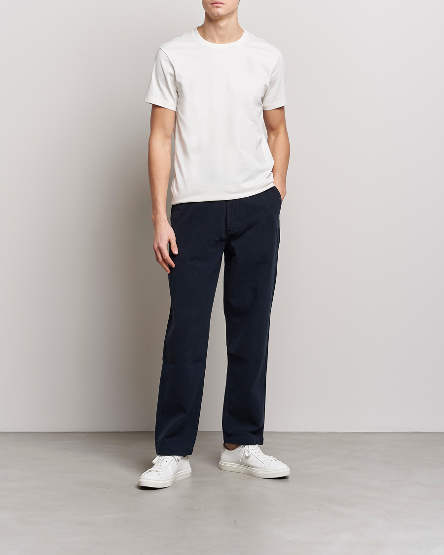 Mies | T-paidat | Bread & Boxers | Heavy Cotton Crew Neck Tee Ivory