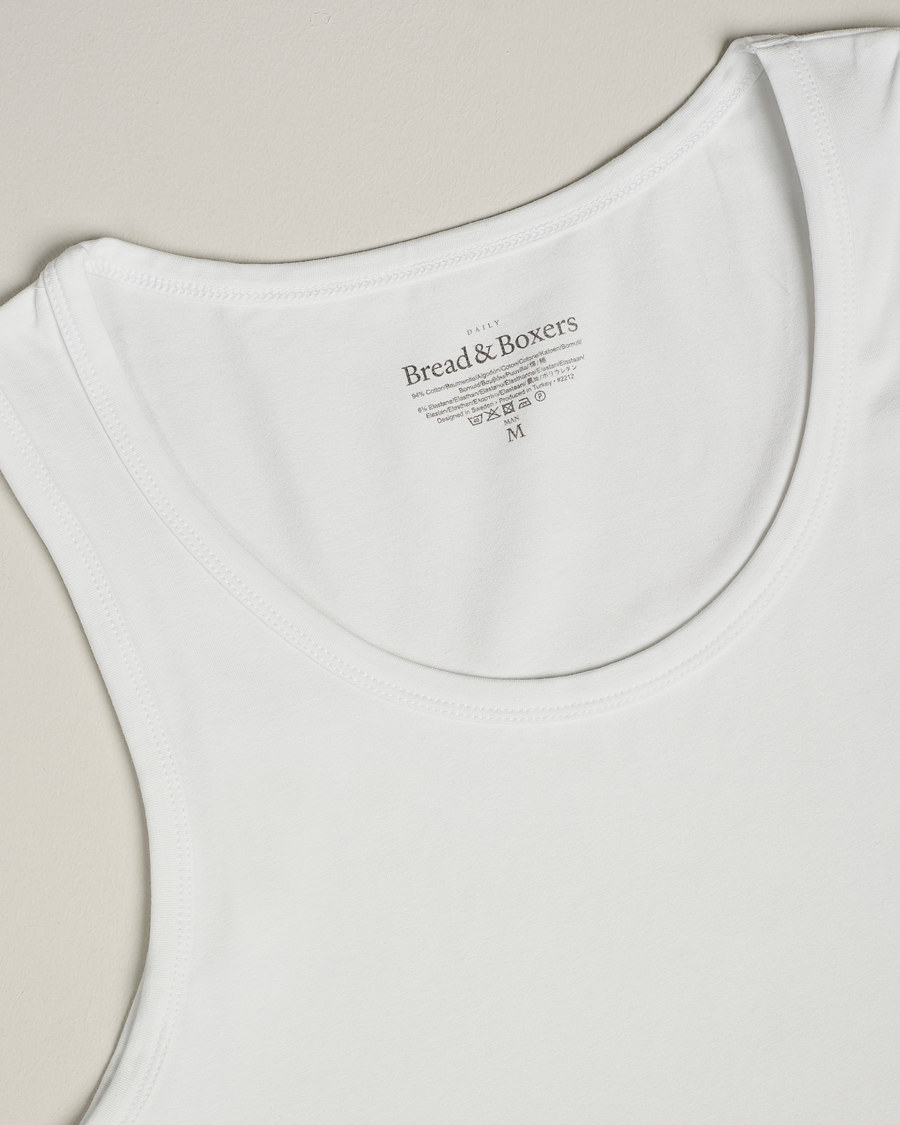 Mies | T-paidat | Bread & Boxers | 2-Pack Tank Top White