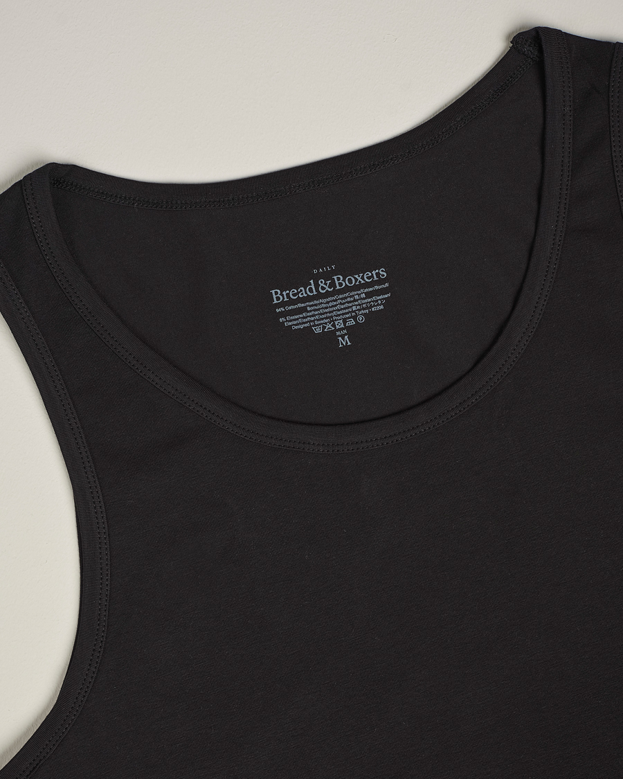 Mies | T-paidat | Bread & Boxers | 2-Pack Tank Top Black