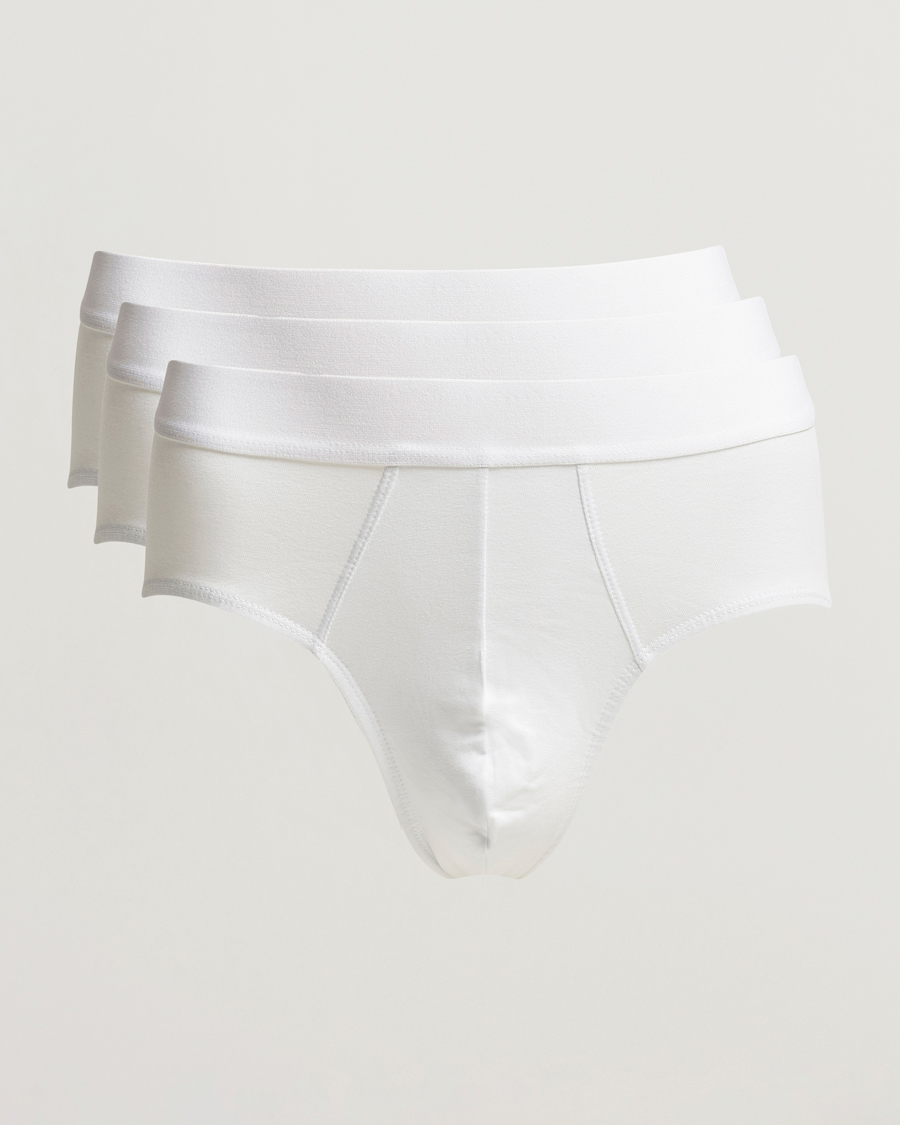 Mies | Alusvaatteet | Bread & Boxers | 3-Pack Brief White 3
