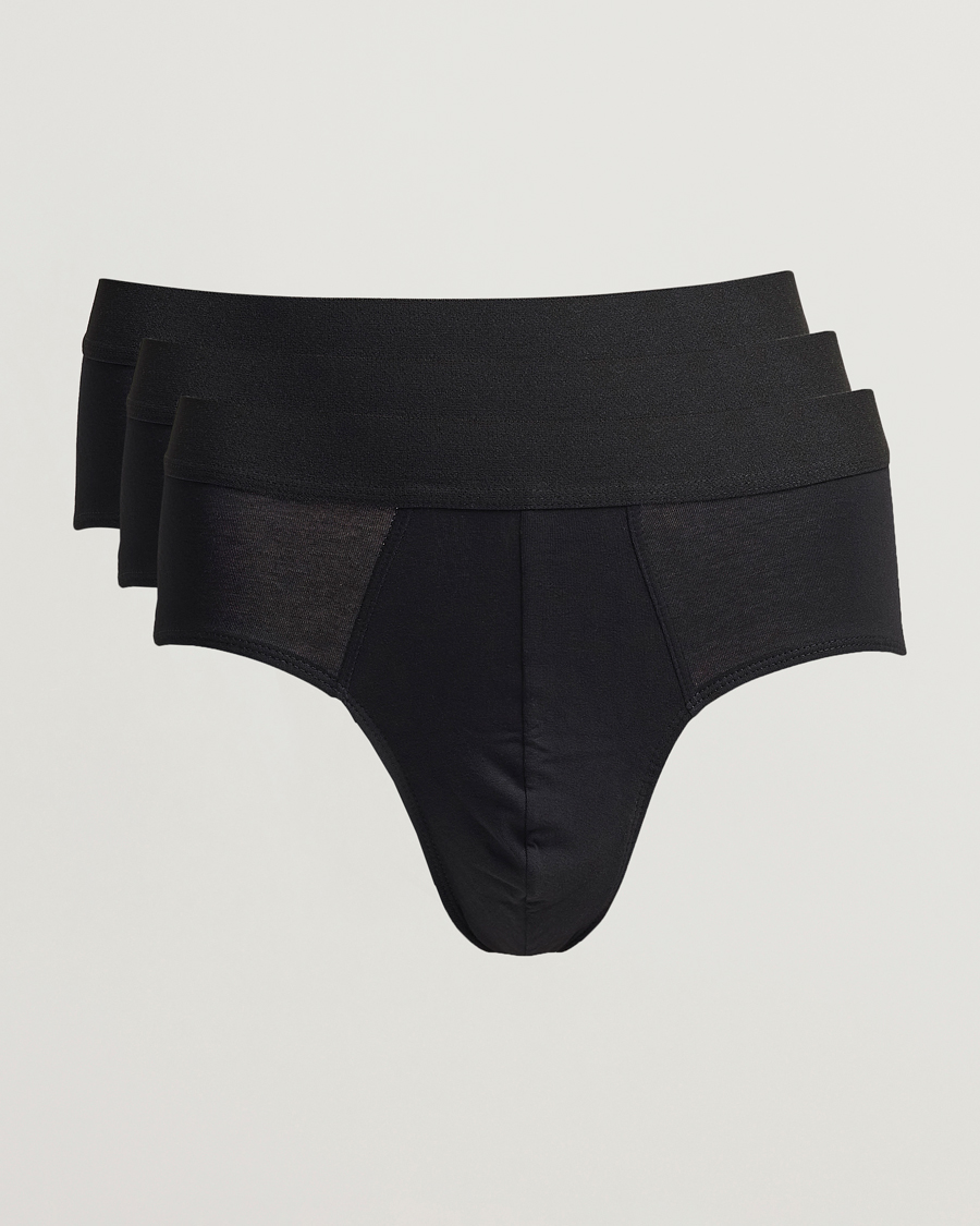 Mies | Alusvaatteet | Bread & Boxers | 3-Pack Brief Black