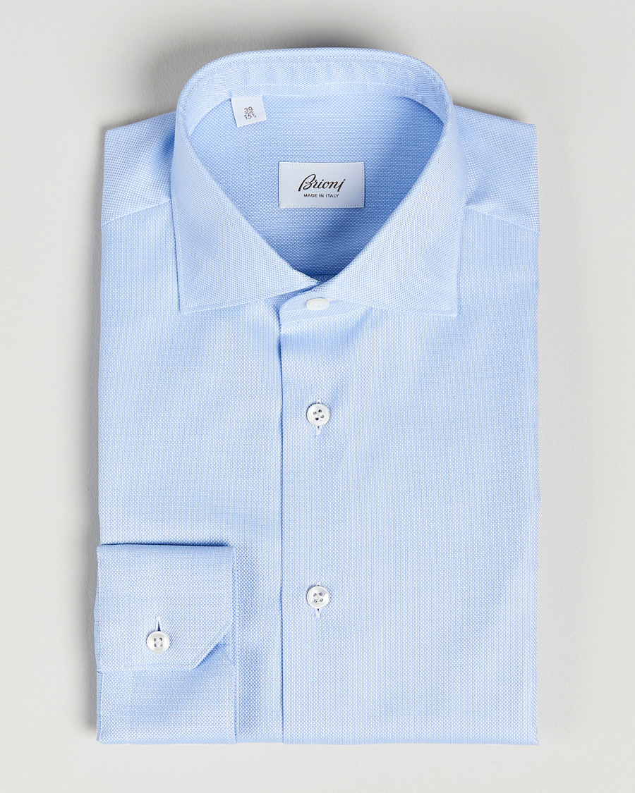 Mies | Kauluspaidat | Brioni | Slim Fit Dress Shirt Light Blue