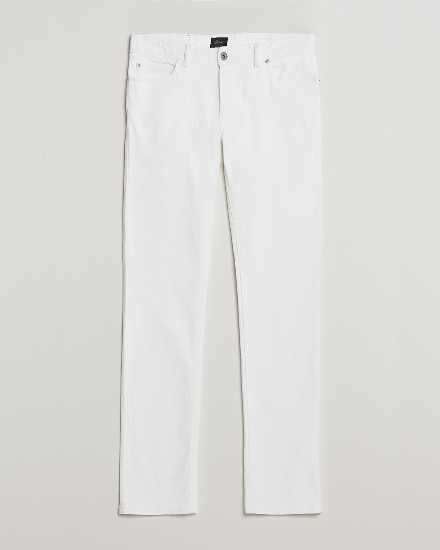 Mies | Housut | Brioni | Slim Fit 5-Pocket Pants White