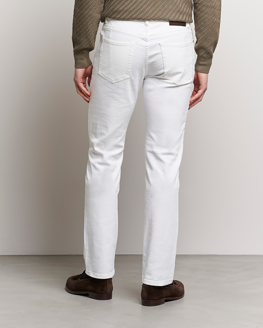 Mies | Housut | Brioni | Slim Fit 5-Pocket Pants White