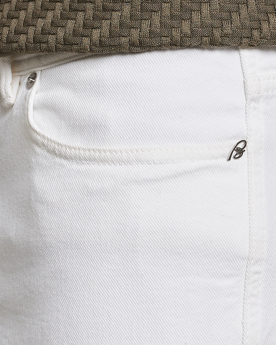 Mies | Housut | Brioni | Slim Fit 5-Pocket Pants White