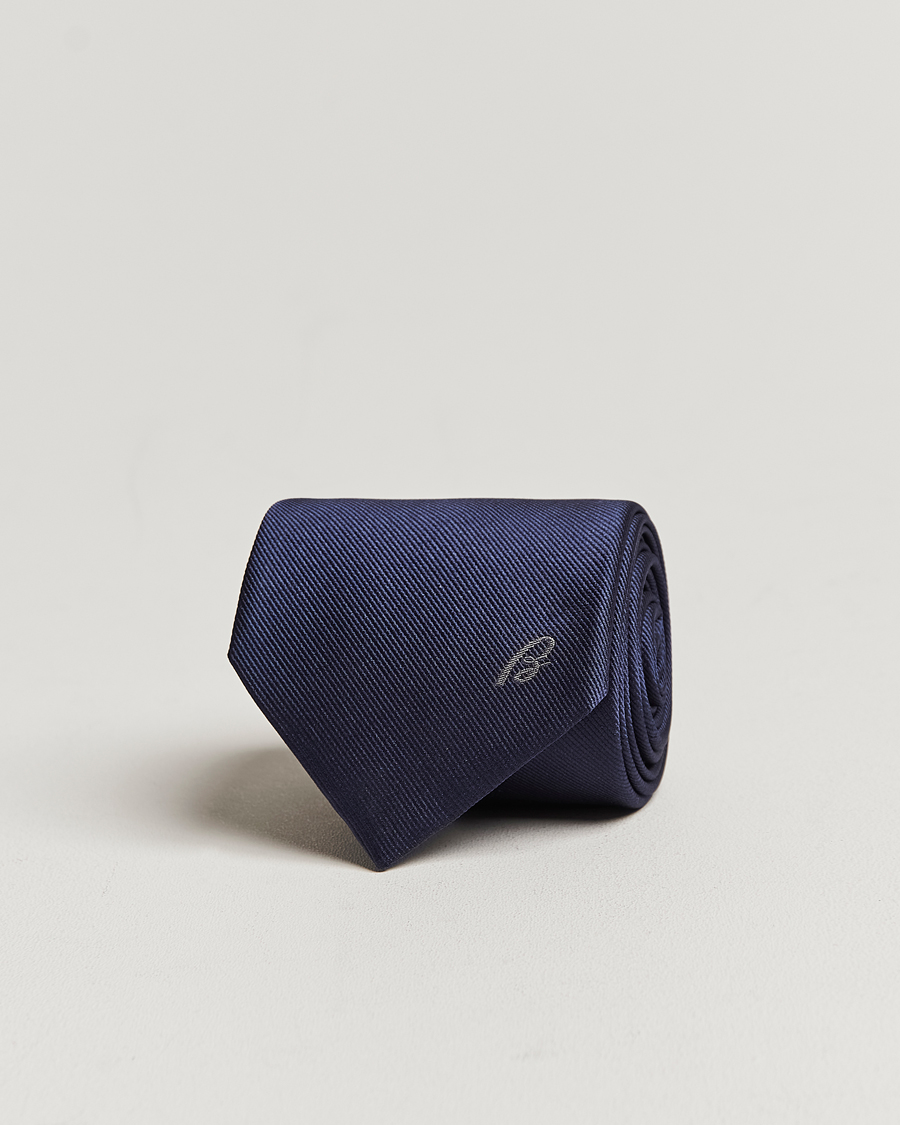 Mies | Brioni Testimonial Jacquard Silk Tie Navy | Brioni | Testimonial Jacquard Silk Tie Navy