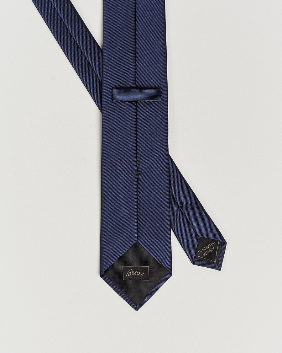 Mies | Brioni Testimonial Jacquard Silk Tie Navy | Brioni | Testimonial Jacquard Silk Tie Navy