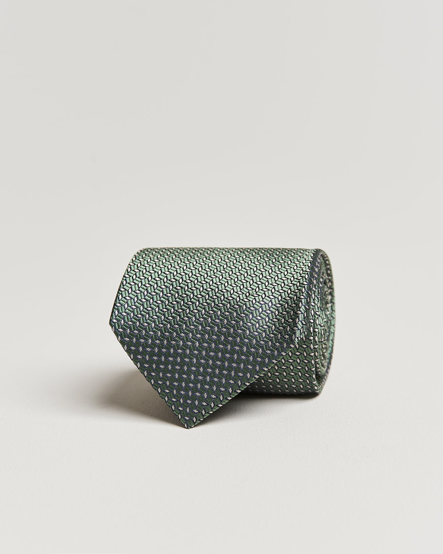 Mies | Brioni Microstructure Silk Tie Light Green | Brioni | Microstructure Silk Tie Light Green