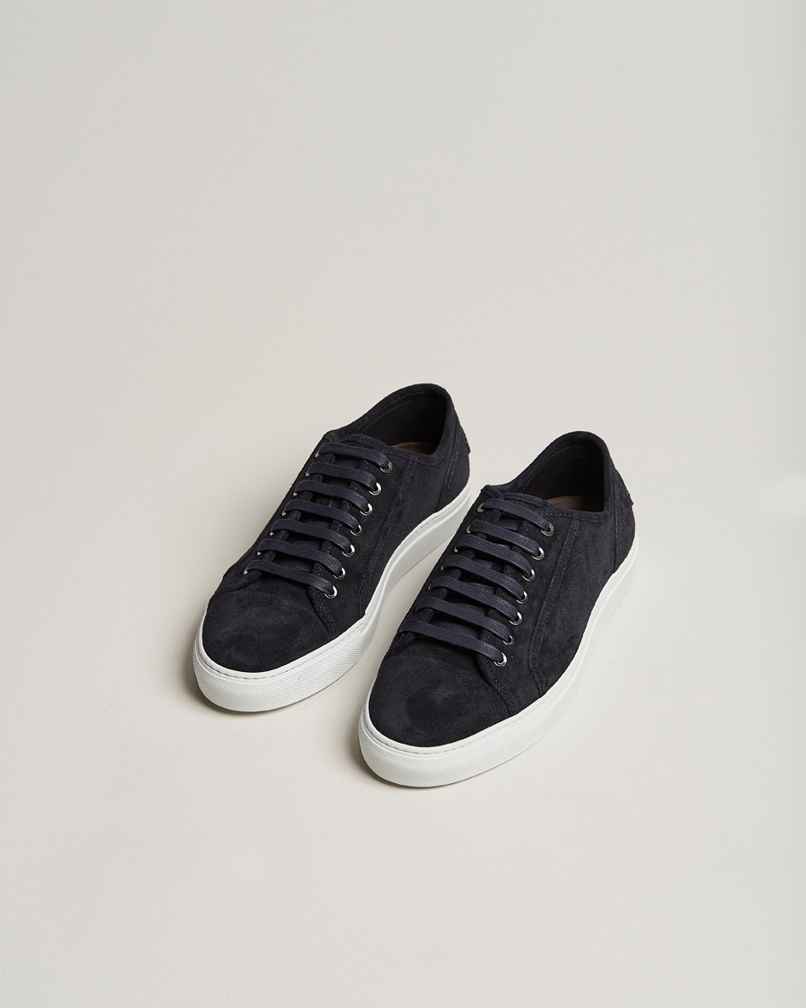 Mies |  | Brioni | Casetta Suede Sneakers Navy