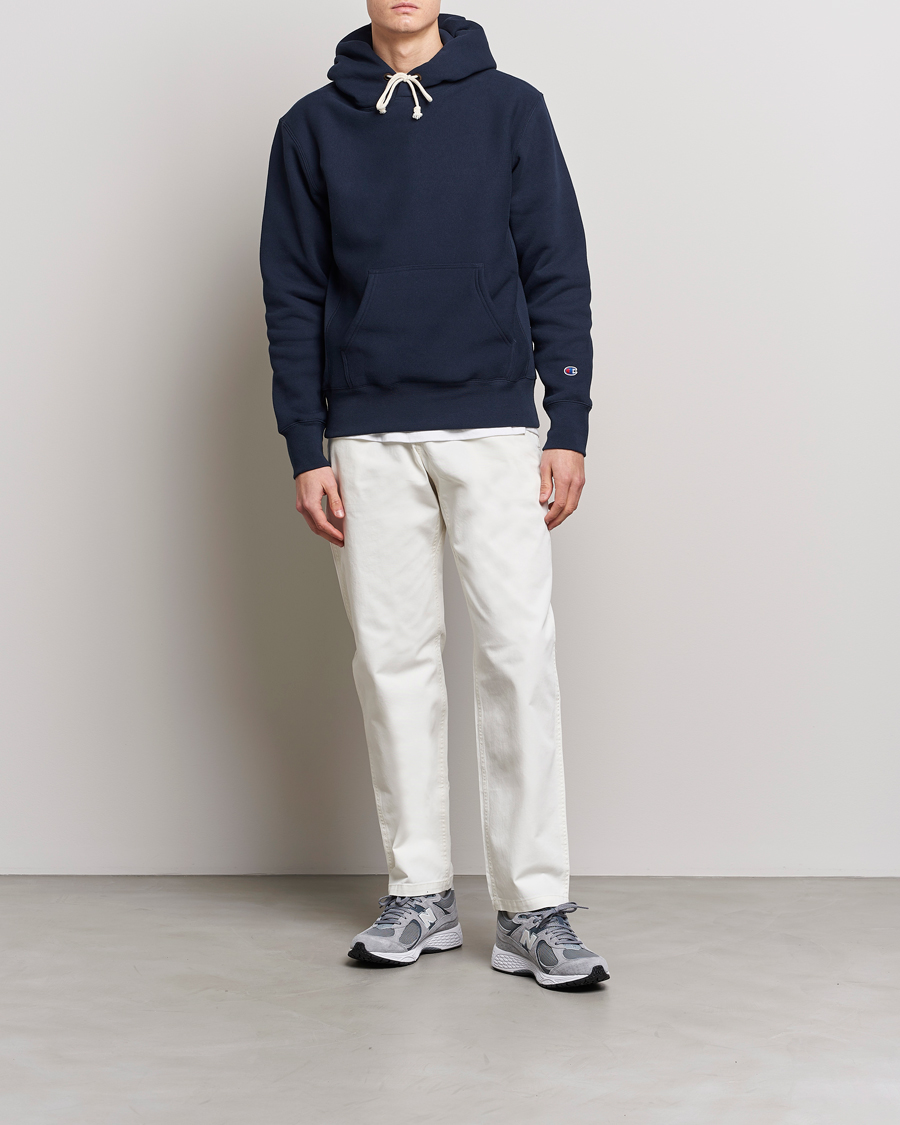 Mies | Puserot | Champion | Reverse Weave Soft Fleece Hood Navy