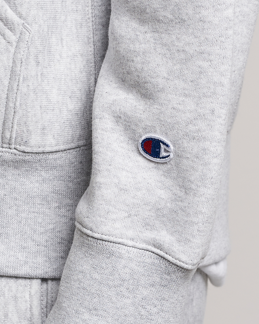 Mies | Puserot | Champion | Reverse Weave Soft Fleece Hood Grey Melange