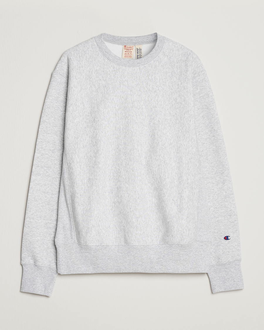 Mies | Puserot | Champion | Reverse Weave Soft Fleece Sweatshirt Grey Melange