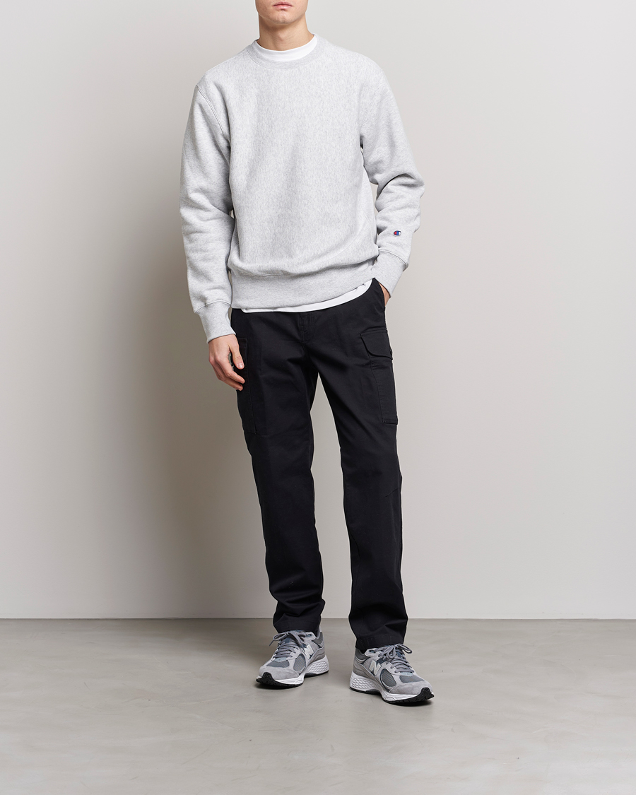 Mies | Puserot | Champion | Reverse Weave Soft Fleece Sweatshirt Grey Melange