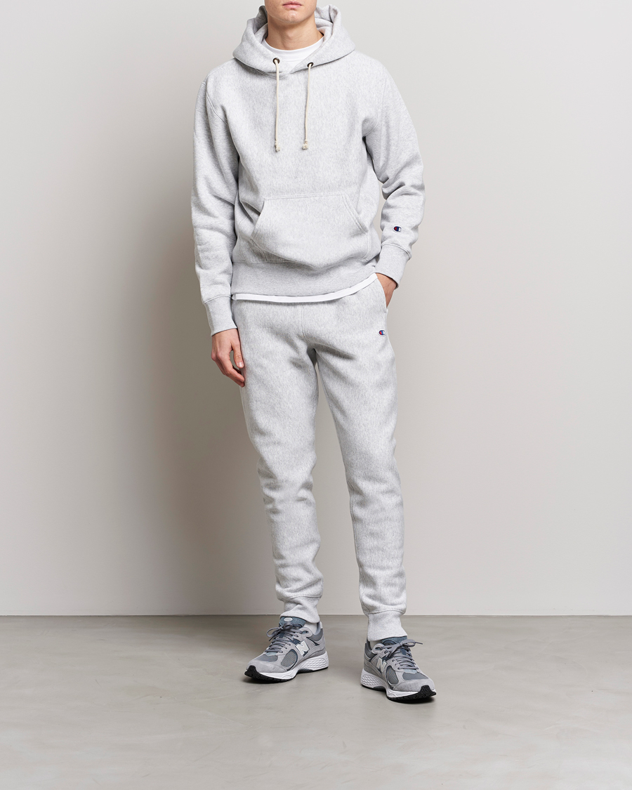 Mies | Housut | Champion | Reverse Weave Soft Fleece Sweatpants Grey Melange