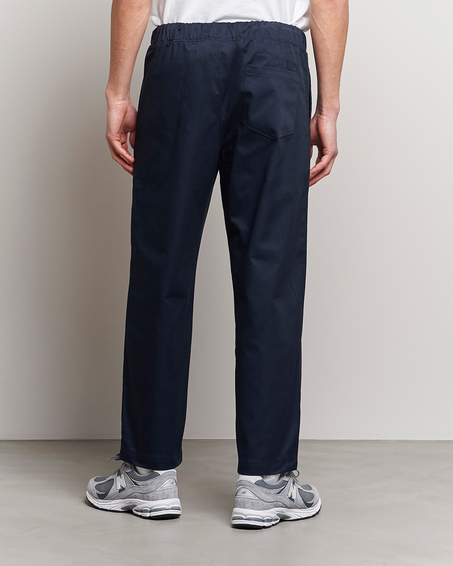 Mies | Housut | Champion | Straight Fit Twill Drawstring Pants Navy