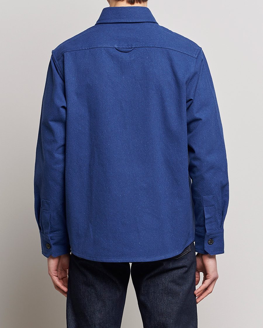 Mies | Kauluspaidat | A.P.C. | Basile Cotton Shirt Jacket Navy