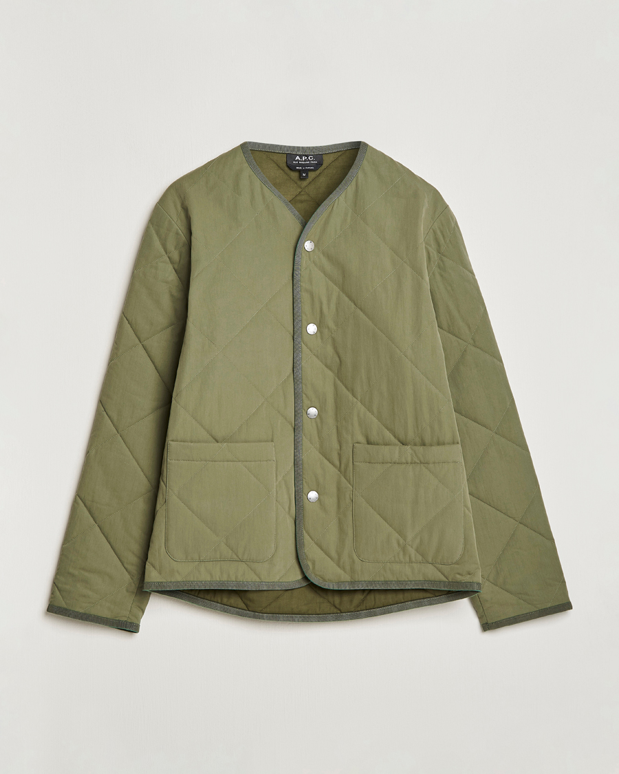 Mies | Takit | A.P.C. | Julien Quilted Jacket Olive