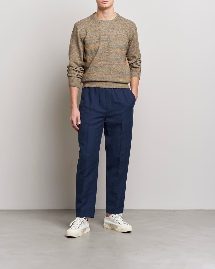 Mies | Housut | A.P.C. | Linen Trousers Navy