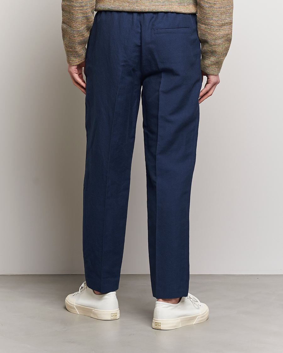 Mies | Housut | A.P.C. | Linen Trousers Navy