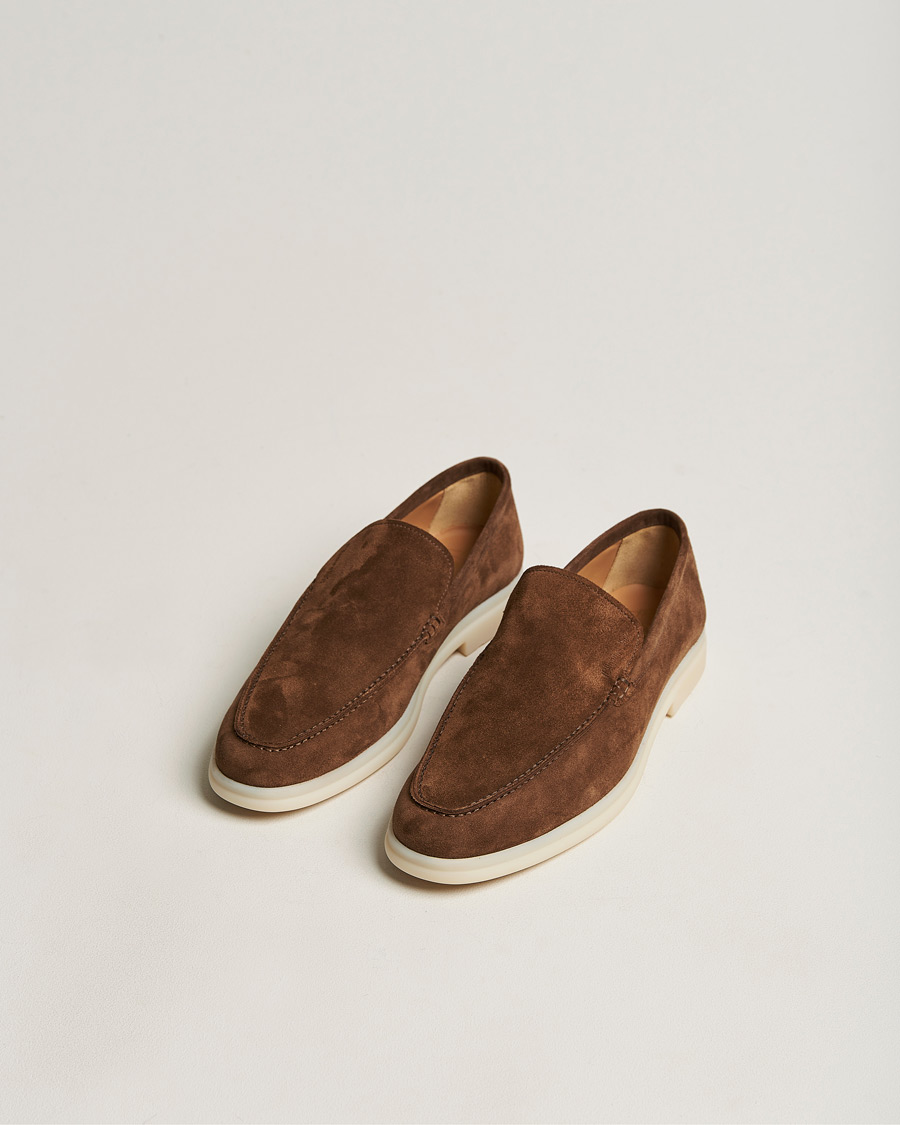 Mies |  | Church's | Greenfield Soft Suede Loafer Burnt Brown