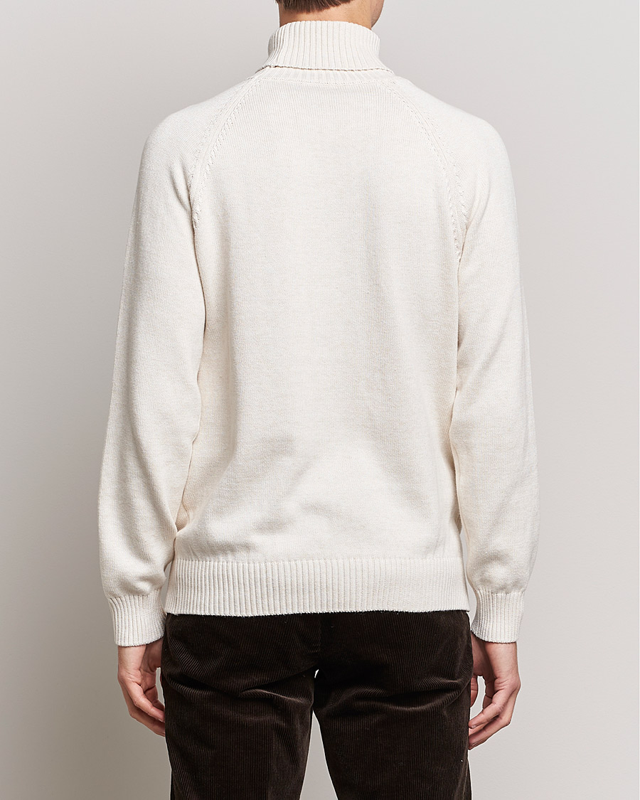 Mies | Puserot | Oscar Jacobson | Connery Cotton Rollneck Off White