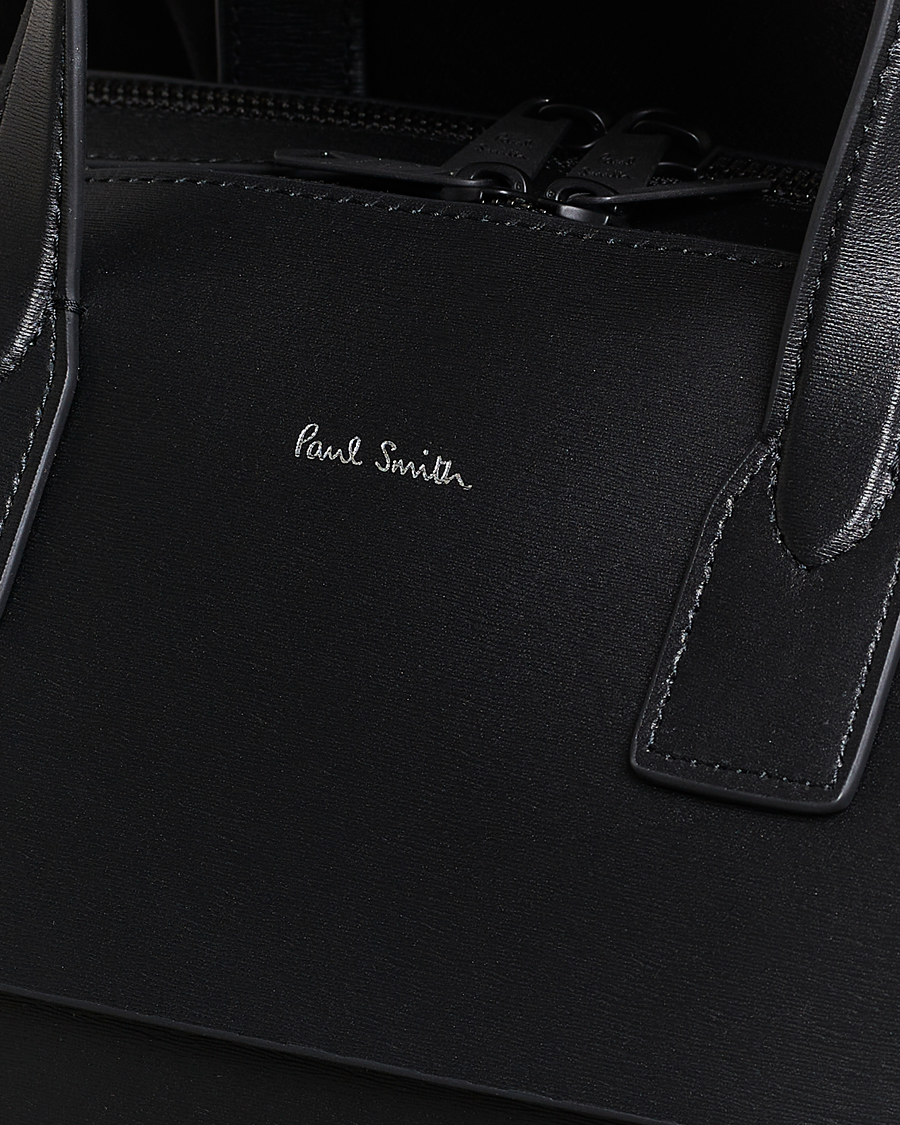 Mies | Paul Smith Leather Double Zip Shoulder Bag Black | Paul Smith | Leather Double Zip Shoulder Bag Black