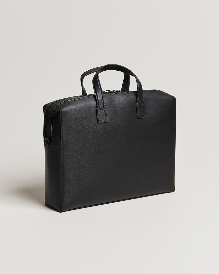 Mies | Paul Smith Leather Double Zip Shoulder Bag Black | Paul Smith | Leather Double Zip Shoulder Bag Black