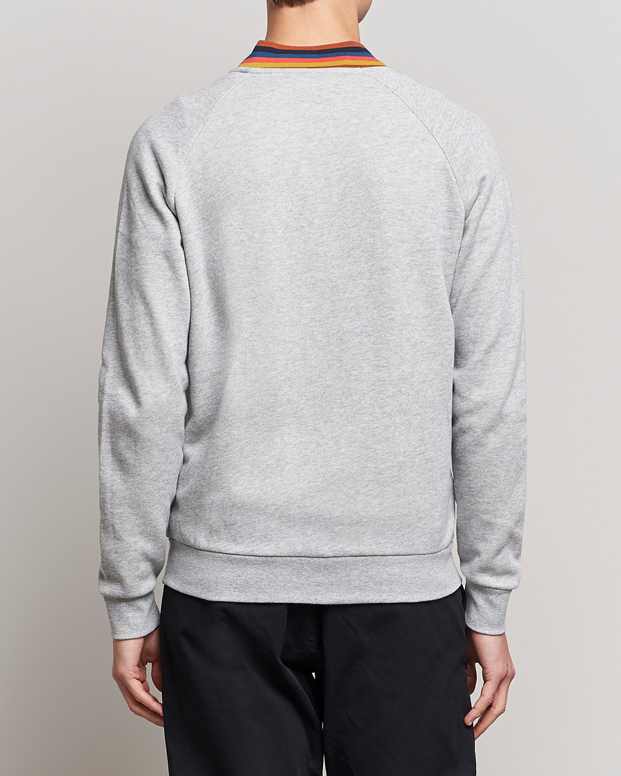 Mies | Paul Smith Bright Stripe Sweat Full Zip Grey | Paul Smith | Bright Stripe Sweat Full Zip Grey