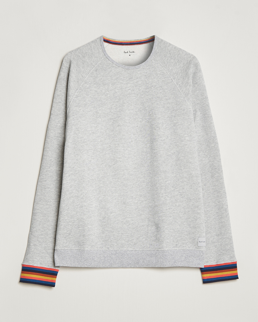 Mies | Paul Smith Bright Stripe Sweatshirt Grey | Paul Smith | Bright Stripe Sweatshirt Grey