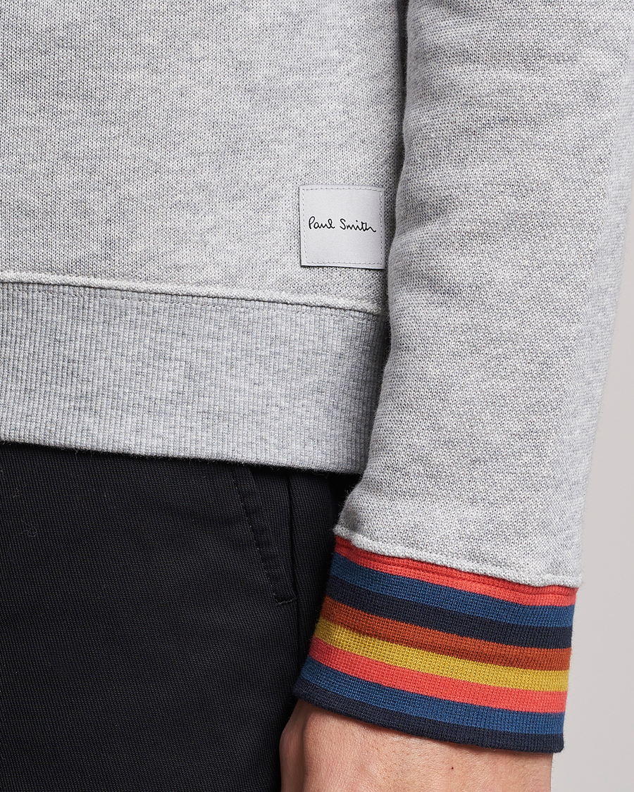 Mies | Paul Smith Bright Stripe Sweatshirt Grey | Paul Smith | Bright Stripe Sweatshirt Grey