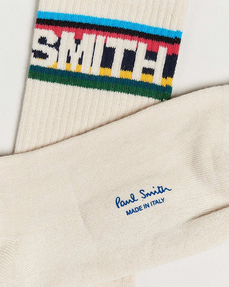 Mies | Alusvaatteet | Paul Smith | Ari Logo Sock Off White