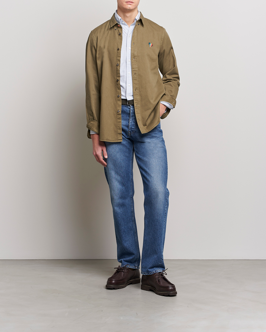 Mies | Kauluspaidat | PS Paul Smith | Cotton Regular Fit Shirt Camo