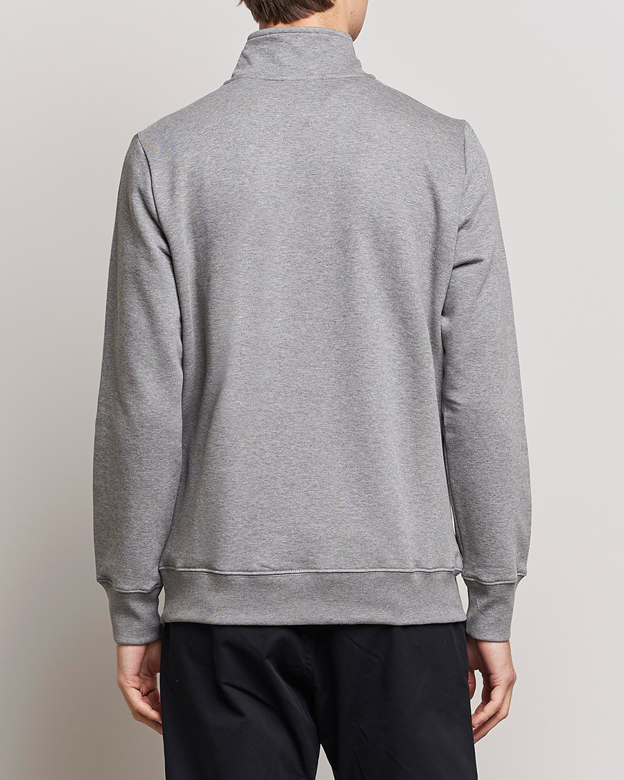 Mies | Puserot | PS Paul Smith | Organic Cotton Zebra Half Zip Grey Melange