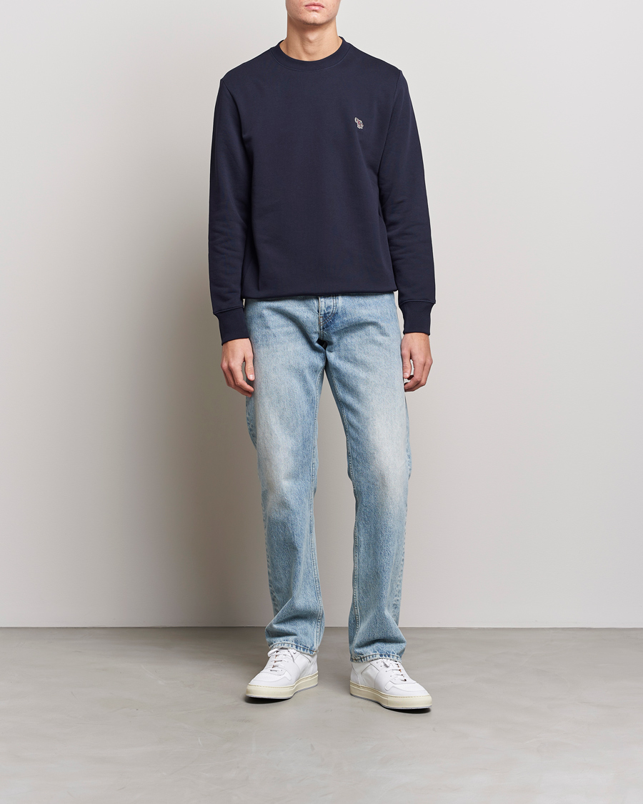 Mies | Puserot | PS Paul Smith | Zebra Organic Cotton Sweatshirt Navy