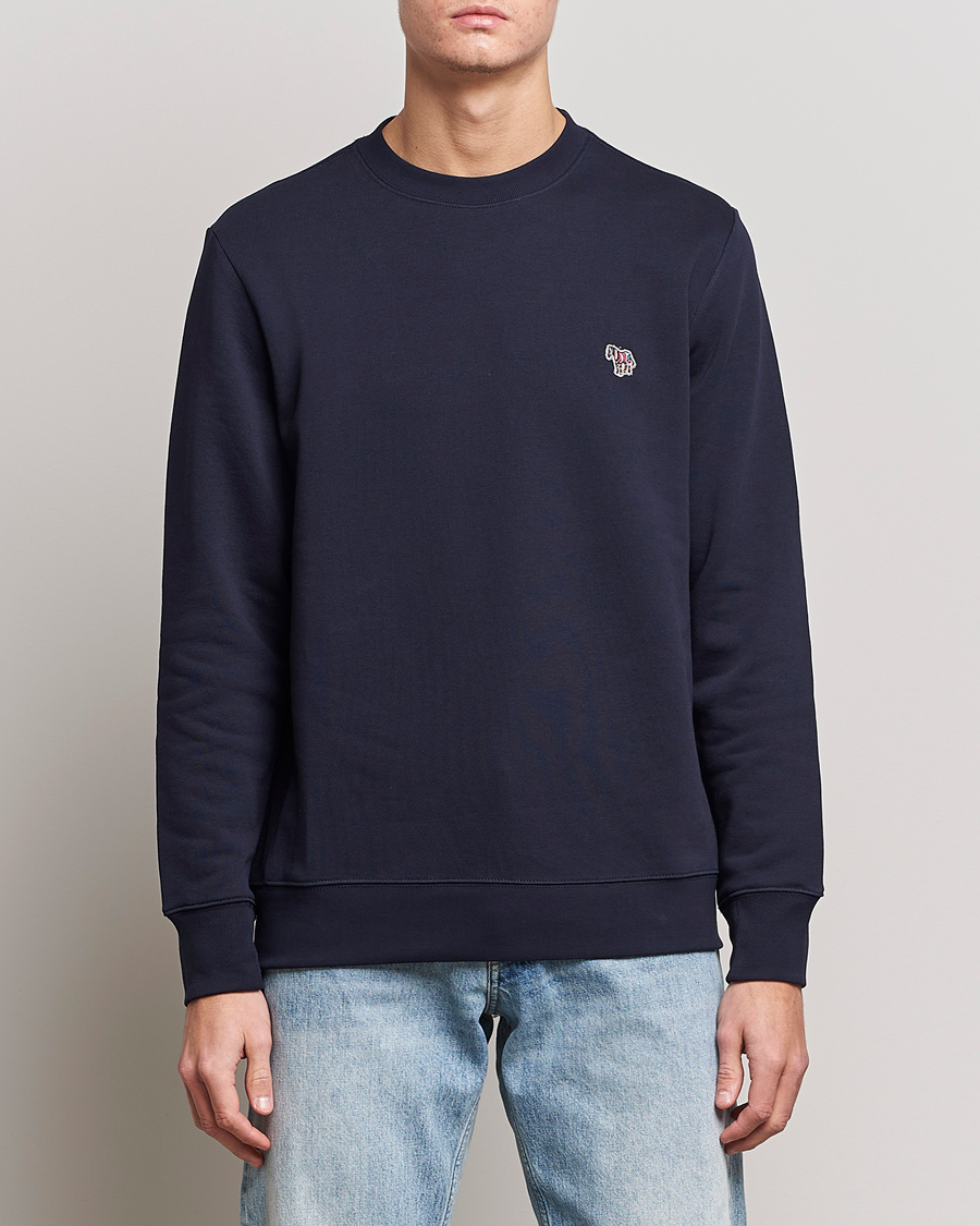 Mies | Puserot | PS Paul Smith | Zebra Organic Cotton Sweatshirt Navy