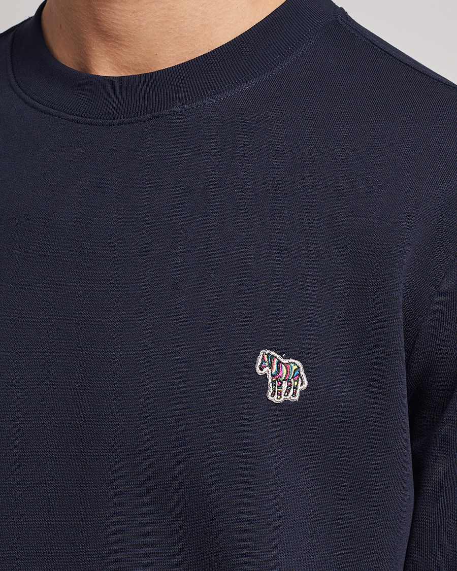 Mies | Puserot | PS Paul Smith | Zebra Organic Cotton Sweatshirt Navy